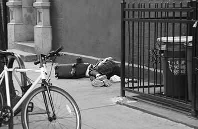 Homeless : Street Life : New York : Personal Photo Projects : Photos : Richard Moore : Photographer